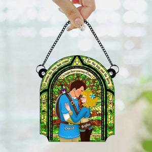 Personalized Gifts For Couple Suncatcher Ornament 06TGDT221124HG-Homacus