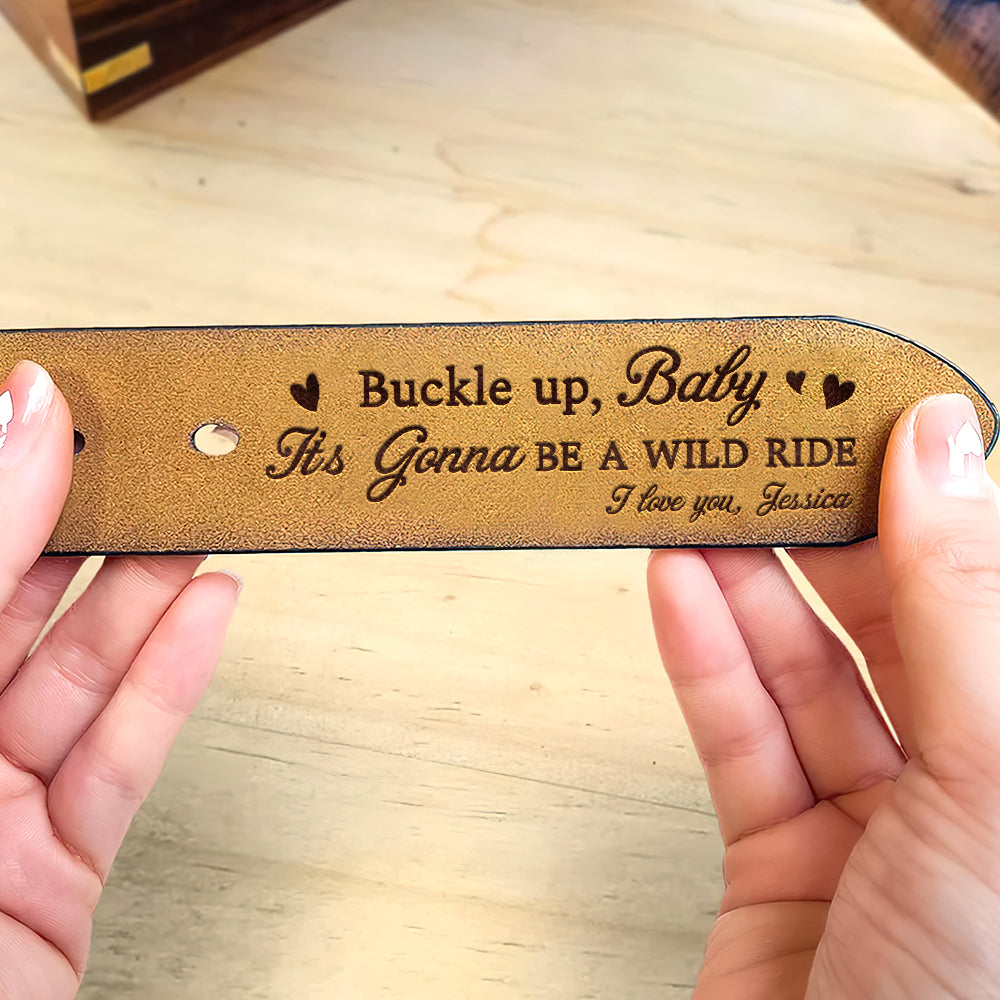 Personalized Gifts For Him Leather Belt With Secret Message 04ohtn071224-Homacus