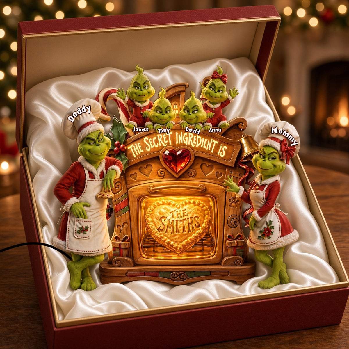 Christmas Baking Family Acrylic Light Box - Personalized Gifts For Family 04palu040926-Homacus
