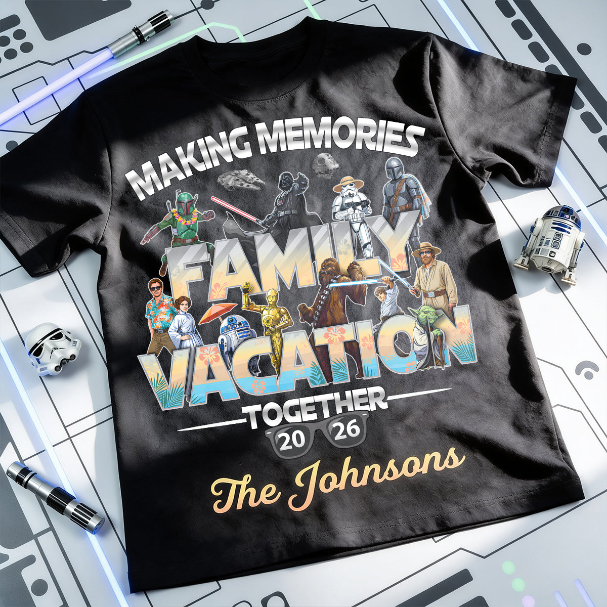 Timeless Family Summer Vacation Matching Shirts, Personalized Gifts For Families 02qhtn190626-Homacus