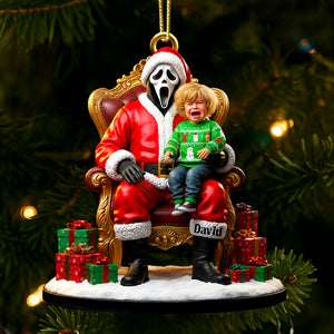 Horror Santa Custom Photo Ornament Christmas Gifts 01DTDT100925-Homacus