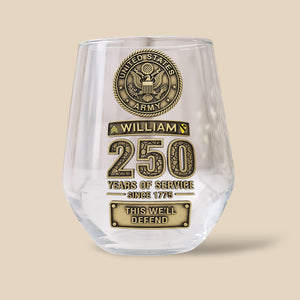 Military 250th Anniversary Glass Egg Cup Personalized Gifts For Veteran 01ohtn060825-Homacus