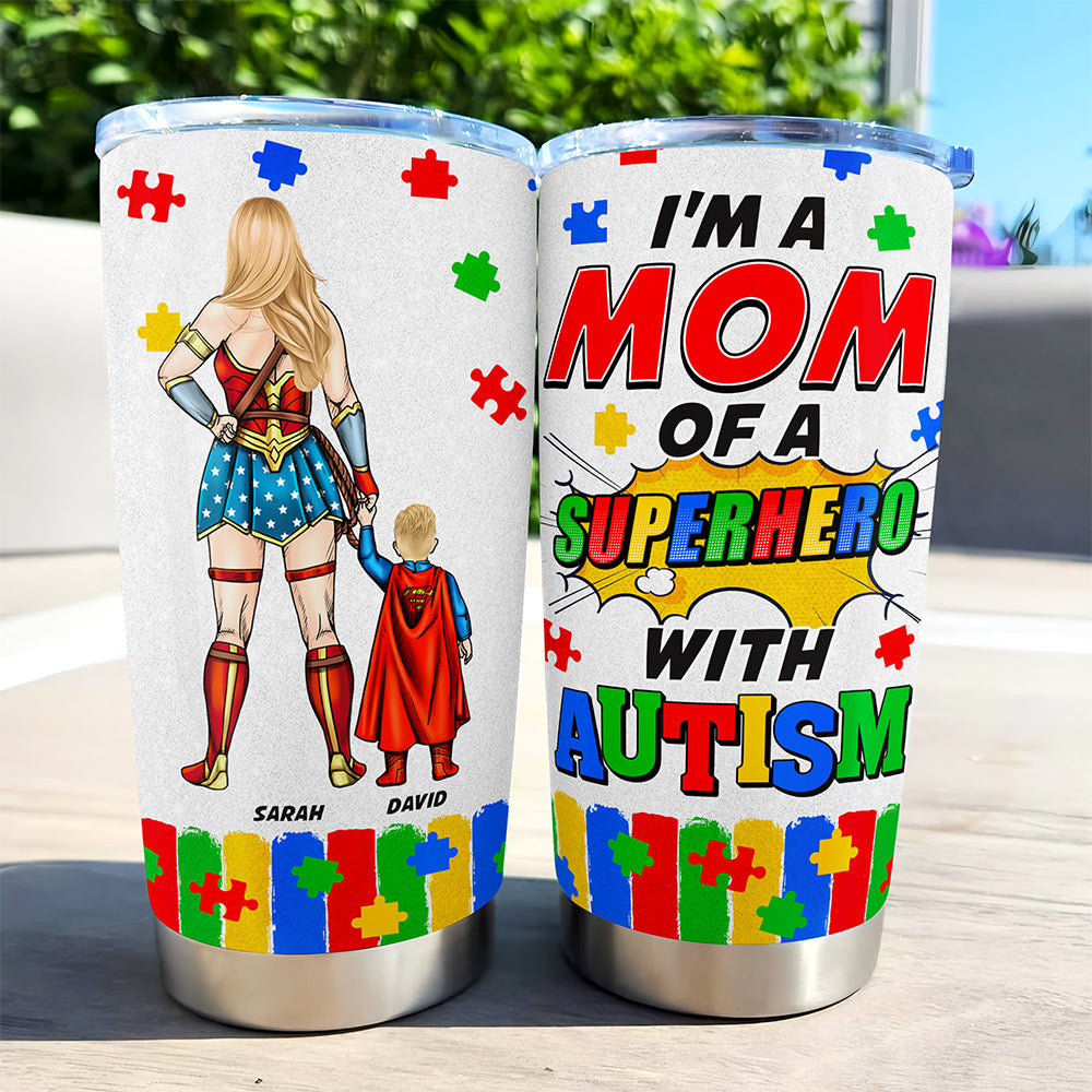 Personalized Gifts For Mom Tumbler 03kaqn240225pa Autism Awareness-Homacus