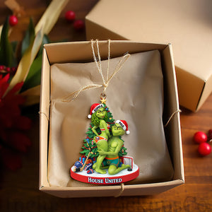 Love On Ice Christmas Ornament - Personalized Gift For Couples 02HULU290925-Homacus