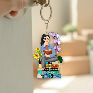 Personalized Gifts For Book Lover Keychain 01HUPU271224PA-Homacus