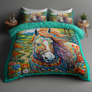 Horse Lovers Quilt Bed Set 03HUDT180125-Homacus