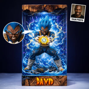 Thunder Power Fighter Shaped Plaque - Personalized Custom Photo Gift 02HUTN180326-Homacus