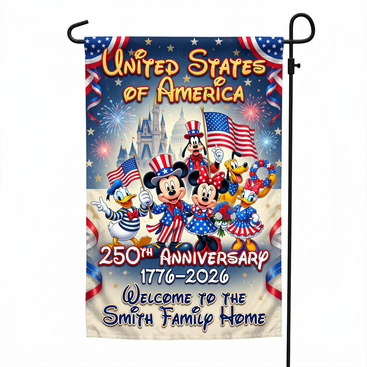 Family Pride Garden Flag - Personalized Gifts For Patriotic Family 01TYTN030626-Homacus