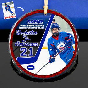 Custom Photo Gifts For Ice Hockey Player Christmas Ornament 05ACDT191024-Homacus