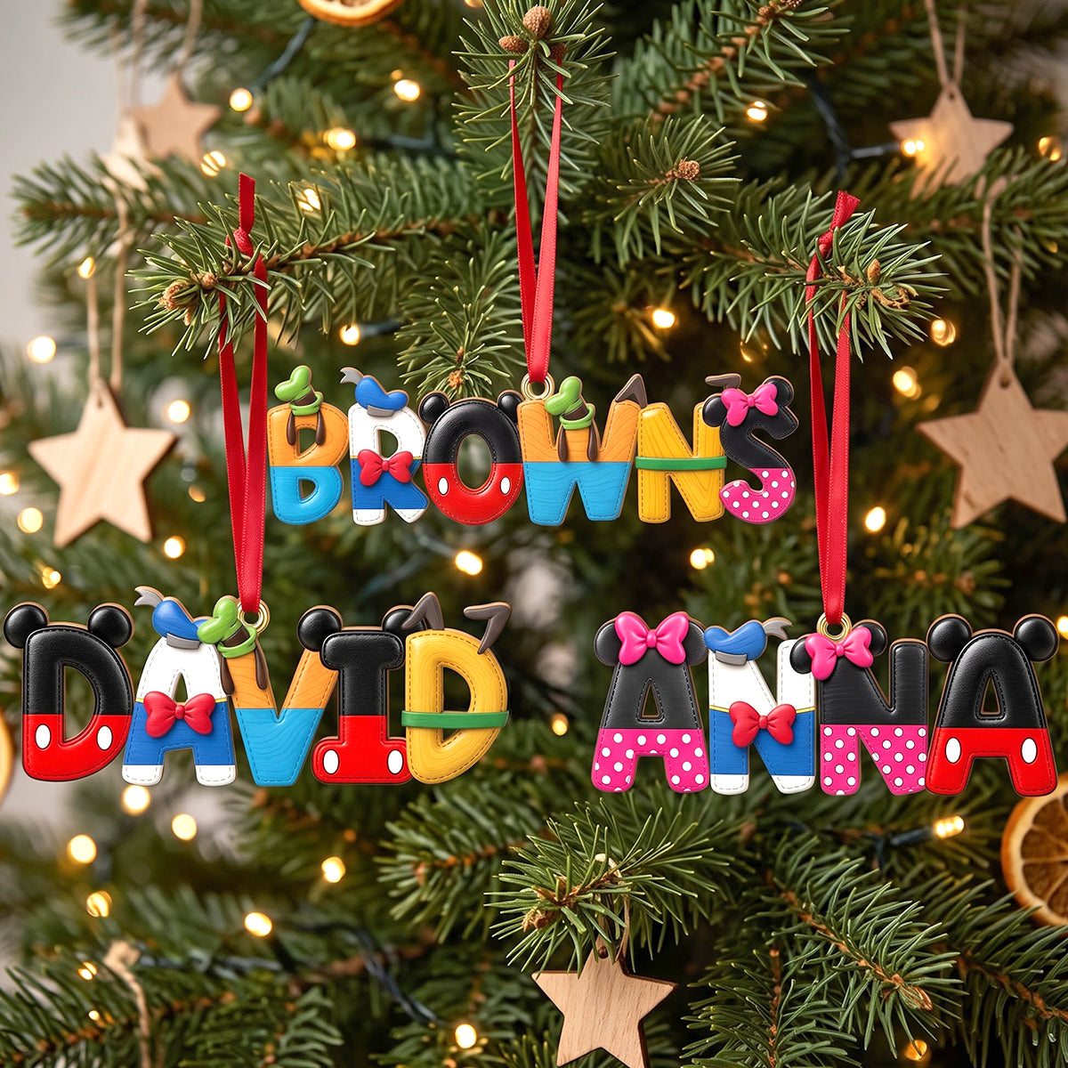 Cute Alphabet Christmas Ornament - Personalized Gifts For Christmas 01hutn090926-Homacus