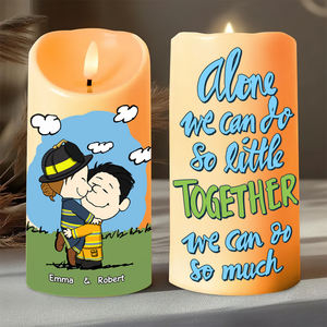 Personalized Gifts For Couple Led Candle, Together We Can Do So Much 05tgpu150125hg-Homacus