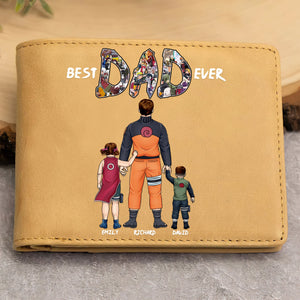 Personalized Gifts For Dad PU Leather Wallet 08QHQN040524PA Father's Day-Homacus