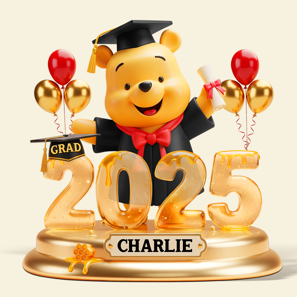 Bear Graduation Plaque - Personalized Gifts For Graduates 04napu220525-Homacus