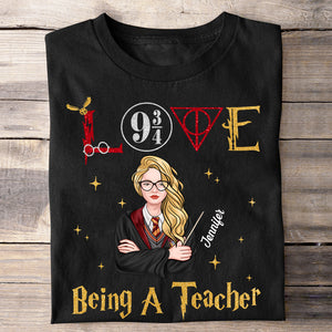 Personalized Gifts For Teacher Shirt Love Being A Teacher 02ohhn270124-Homacus