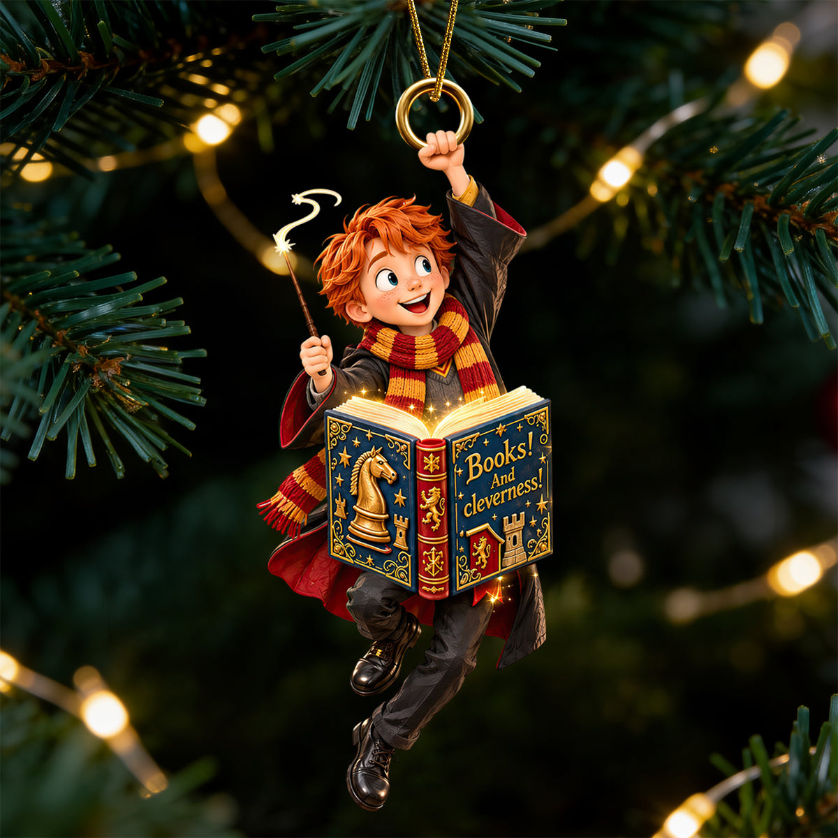 Fantasy School Ornament - Personalized Gifts For Christmas Ornament 05PADT121026-Homacus