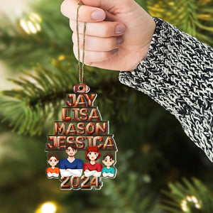 Personalized Gifts For Family Sport Lover Acrylic ornament Christmas 04XQMH161024HG-Homacus