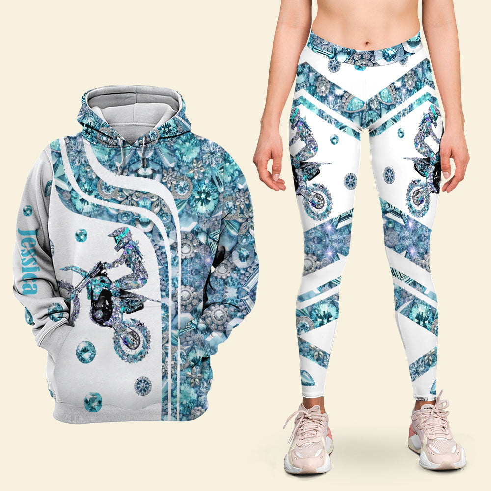 Personalized Gifts For Motocross Lovers Set Hoodie & Leggings 03tgtn060325-Homacus