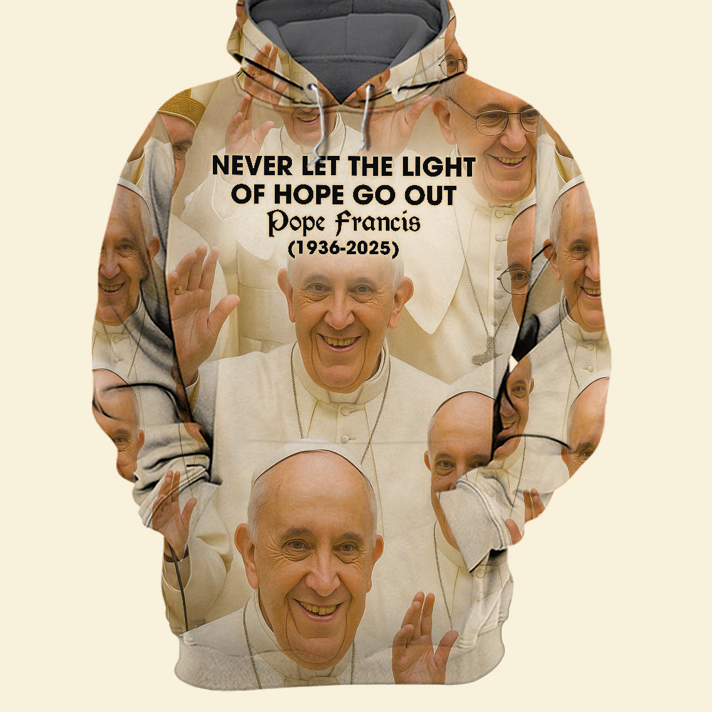 Never Let The Light Of Hope Go Out Shirt - Gift For Christian 01NAQN230425-Homacus