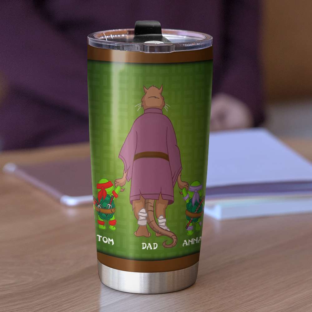 Personalized Gifts For Dad Tumbler Fathers Care For Children-Homacus