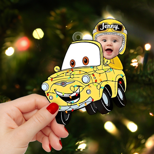 Custom Photo Gifts For Kids Christmas Car Ornament 03kapu141124-Homacus