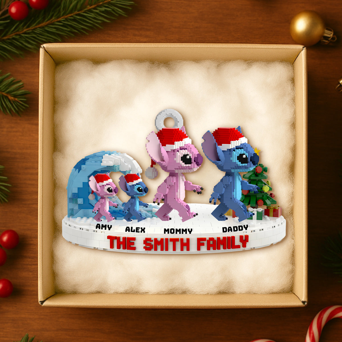 The Perfect Family Christmas Ornament Personalized Gifts For Family 04OHDT151025-Homacus