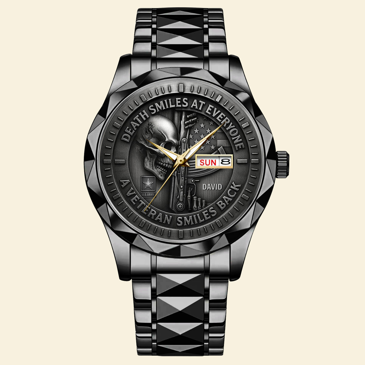 Fierce Military Skull Luxury Men's Watch Personalized Gifts For Veteran 04qhtn240725-Homacus