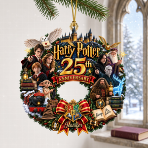 25th Anniversary Fantasy Christmas Ornament - Personalized Gifts For Fantasy Lovers 07ohqn091026-Homacus