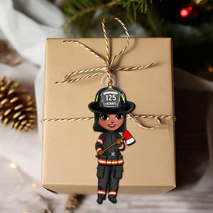 Personalized Gift For Firefighter Christmas Ornament 02ACTN141124HH-Homacus