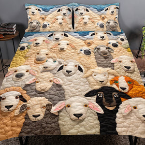 Personalized Gifts For Sheep Lovers Quilt Bed Set 03qnqn061124-Homacus