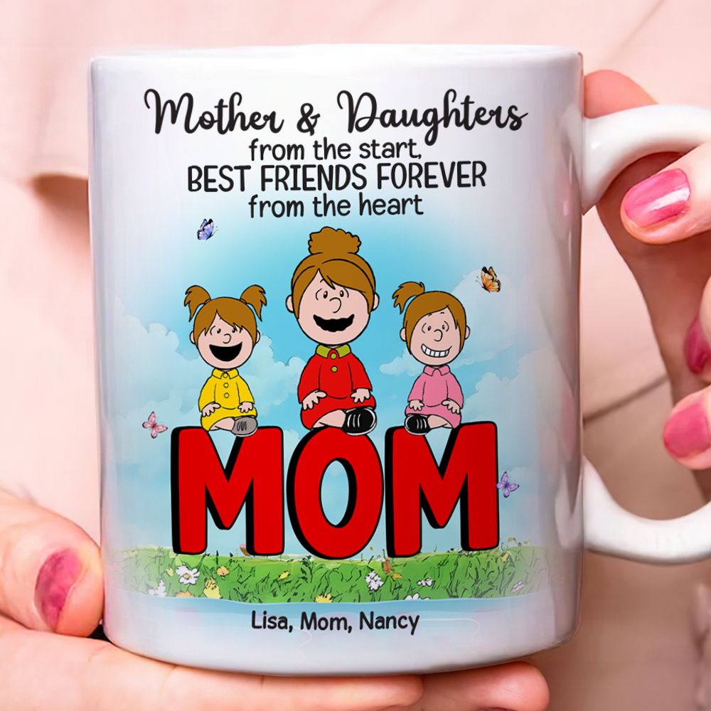 Personalized Gifts For Mom Coffee Mug 03topu040225 Best Friends Forever-Homacus