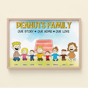 Personalized Gifts For Family Canvas Print Our Story Our Home Our Love 02HUPU220324DA-Homacus