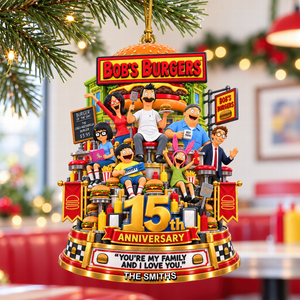 15th Anniversary Christmas Ornament - Personalized Gifts For Family 08ohqn071026-Homacus