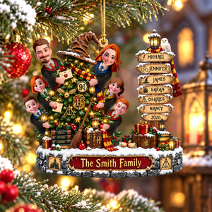 Merry Family Memories Christmas Ornament - Personalized Gifts For Family 01TOQN100926-Homacus