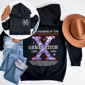 Generation X Shirt, Proud Member Of The F Your Feelings 220acxx260824-Homacus