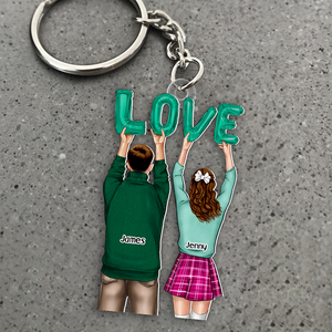 Personalized Gifts For Couple Keychain 021acpu131124-Homacus