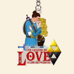 Personalized Gifts For Couple Keychain 04qhtn061224hg Gaming Couple Love Legend-Homacus