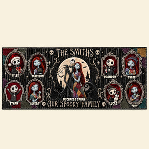 Cute Spooky Family Moments Runner Rug - Personalized Christmas Gifts For Family 06padt021026-Homacus