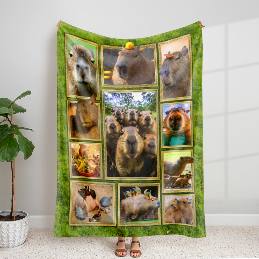 Personalized Gifts For Capybara Lover Blanket 05qhpu261224-Homacus