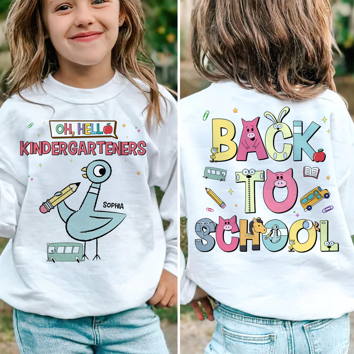 Back To School Kid Shirt - Personalized Gifts For Kid 01HUPU120725-Homacus