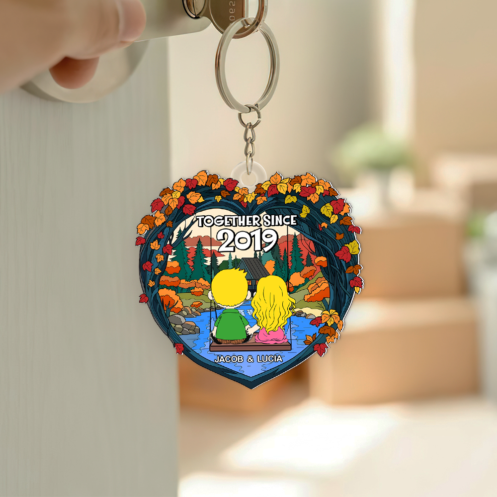 Personalized Gifts For Couple Keychain 02xqpu040125hg-Homacus