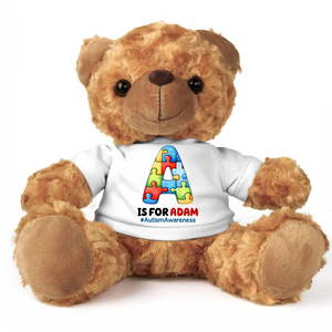 Custom Autism Alphabet Bear With Personalized Shirt 03ohpu190225-Homacus