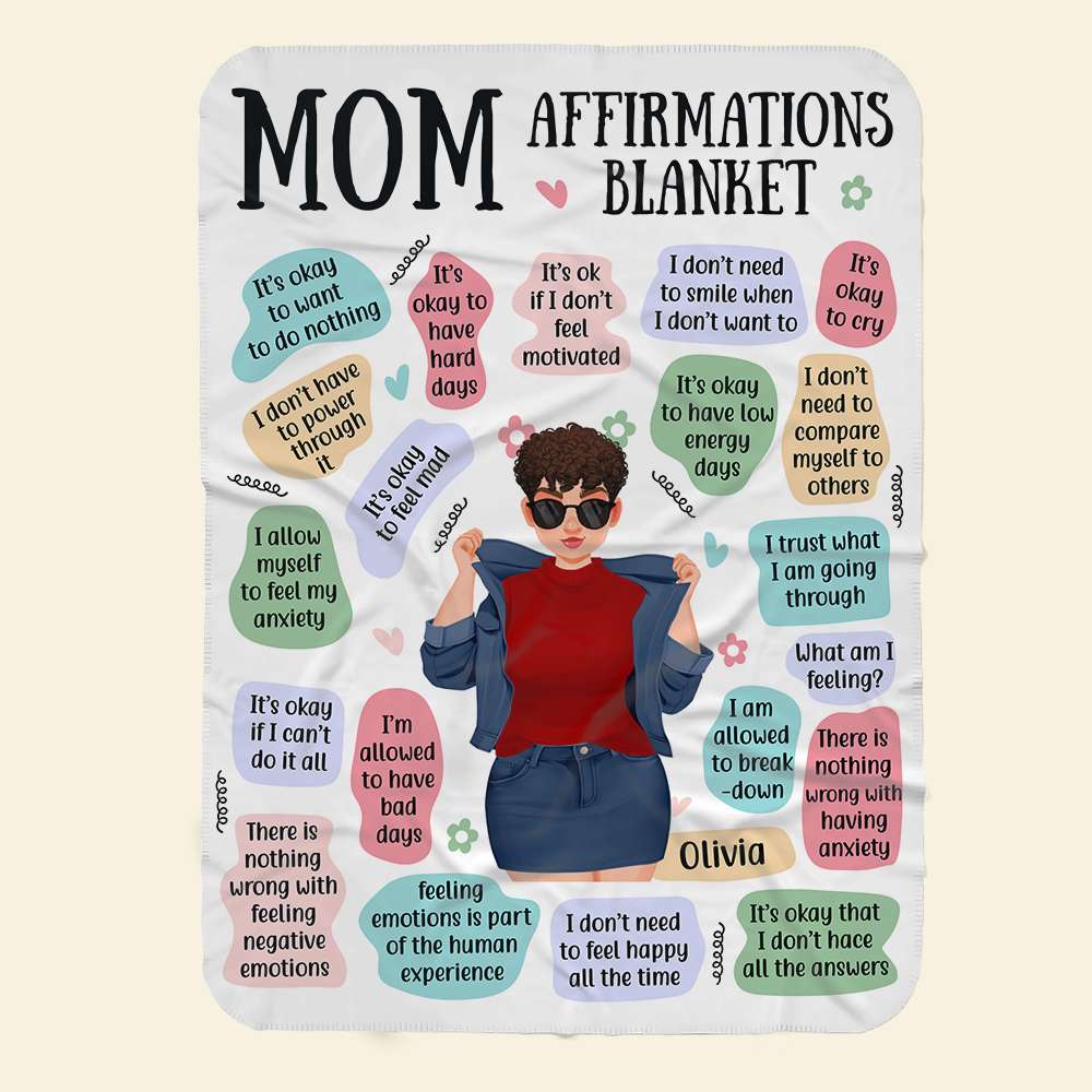 Personalized Gifts For Mom Blanket Cool Mom 01KADT301224PA-Homacus