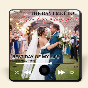 Custom Photo Gifts For Couple Music Fridge Magnet, Newlywed & Anniversary Gift Idea 03qhdt271224-Homacus