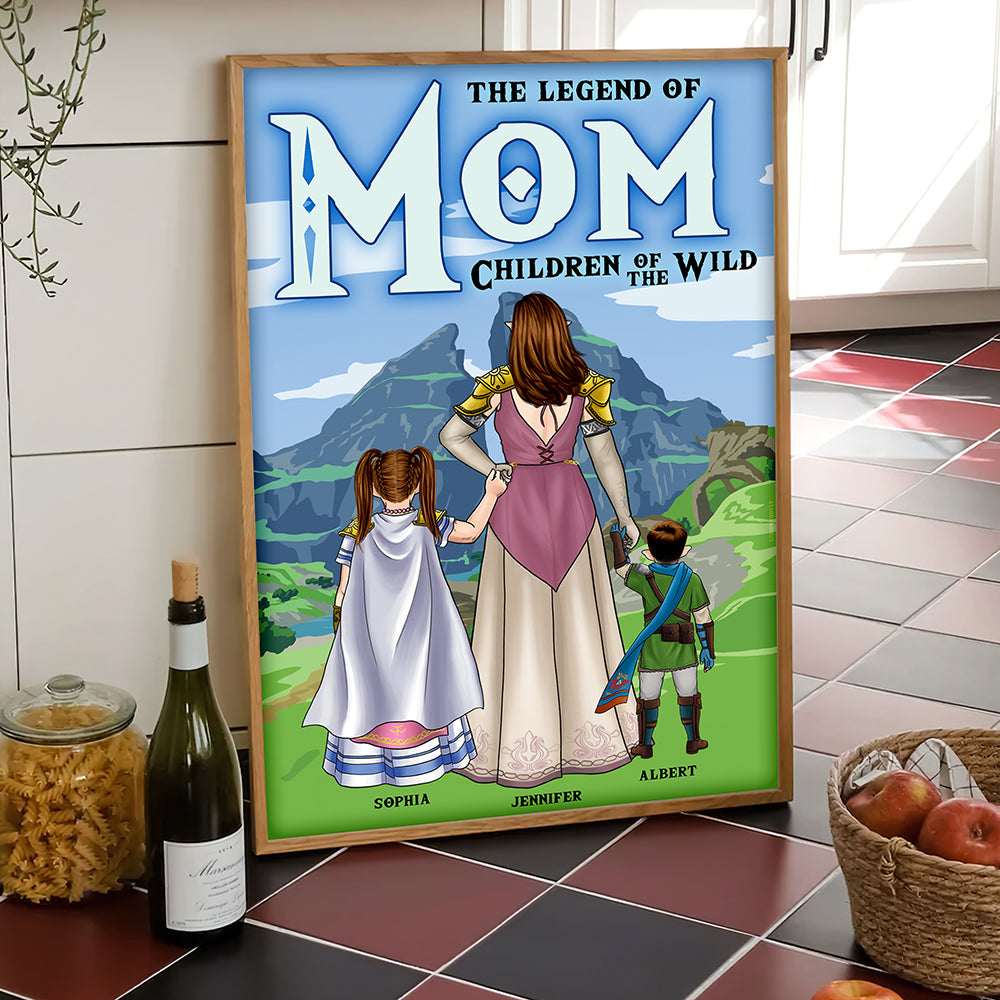 Personalized Gifts For Mom Canvas Print The Legend Of Mom 03NAQN220325HG-Homacus