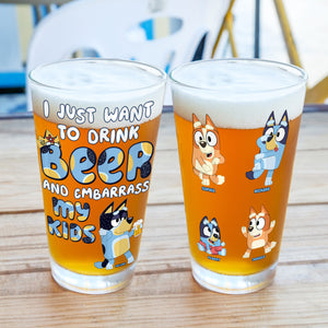 Personalized Gifts For Dad Beer Glass 01qhqn210524-Homacus