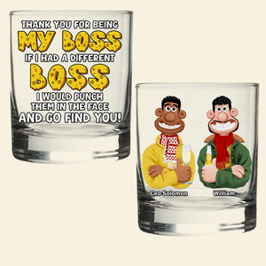 Personalized Funny Gifts For Boss Whiskey Glass 05tgtn120225pa-Homacus