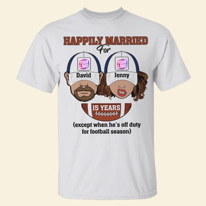 Custom Team Logo Gifts For Couple Shirt 02QHTN080124 American Football Couple-Homacus