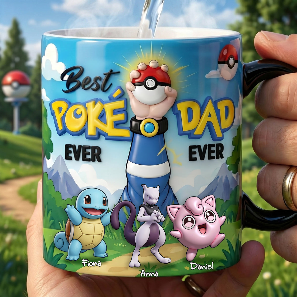 Pocket Monster Dad Magic Coffee Mug - Personalized Gifts For Dads 03OHLU150526-Homacus