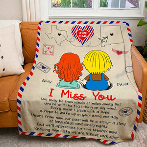 Personalized Gifts For Couple Blanket 02toqn060125hg Love Mail-Homacus