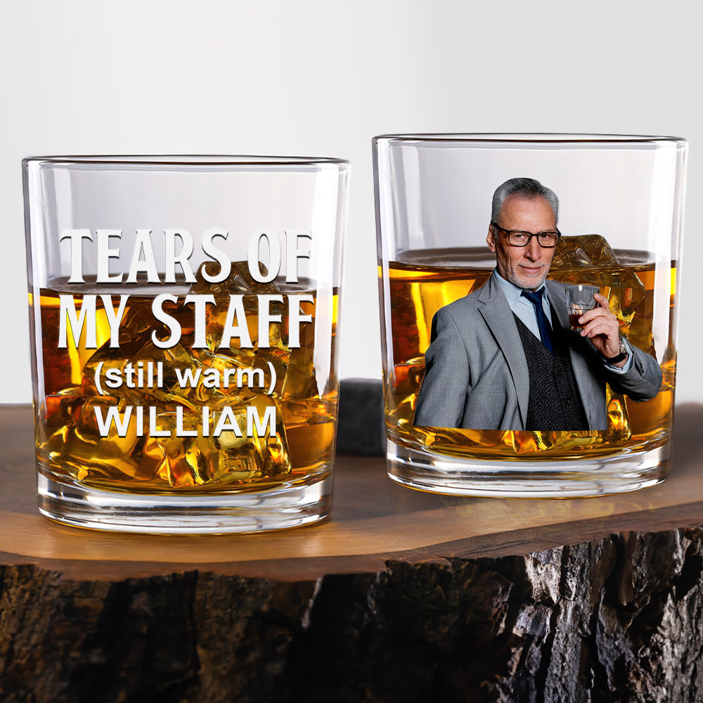 Custom Photo Gifts For Boss Whiskey Glass 05toqn120225-Homacus